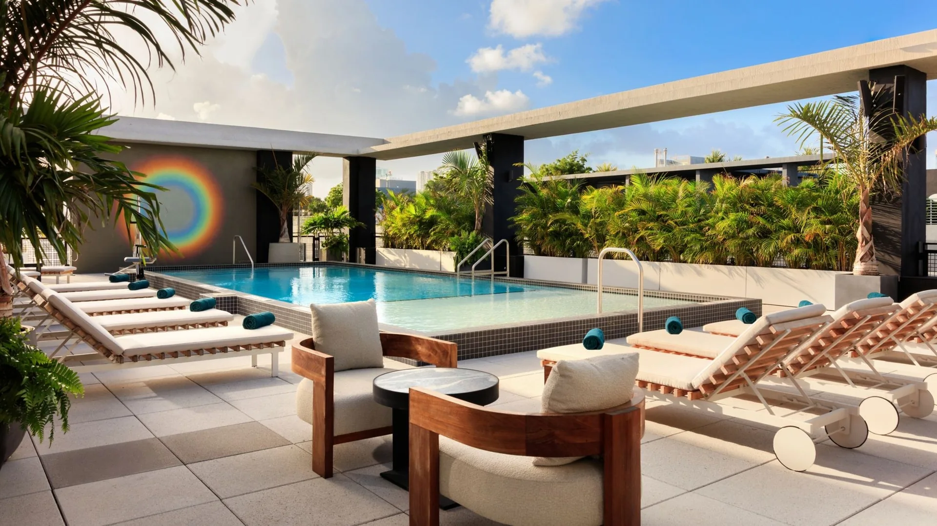 Moxy Miami Wynwood — rooftop pool and lounge